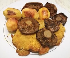 Milanesa con puré
